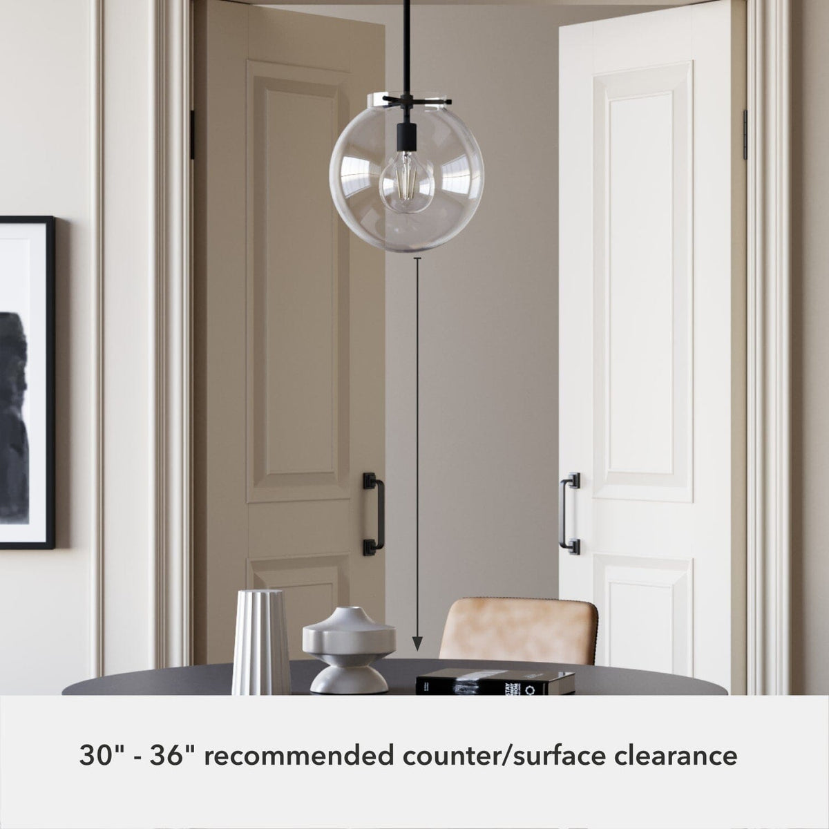 Sacha 1 Light Pendant
