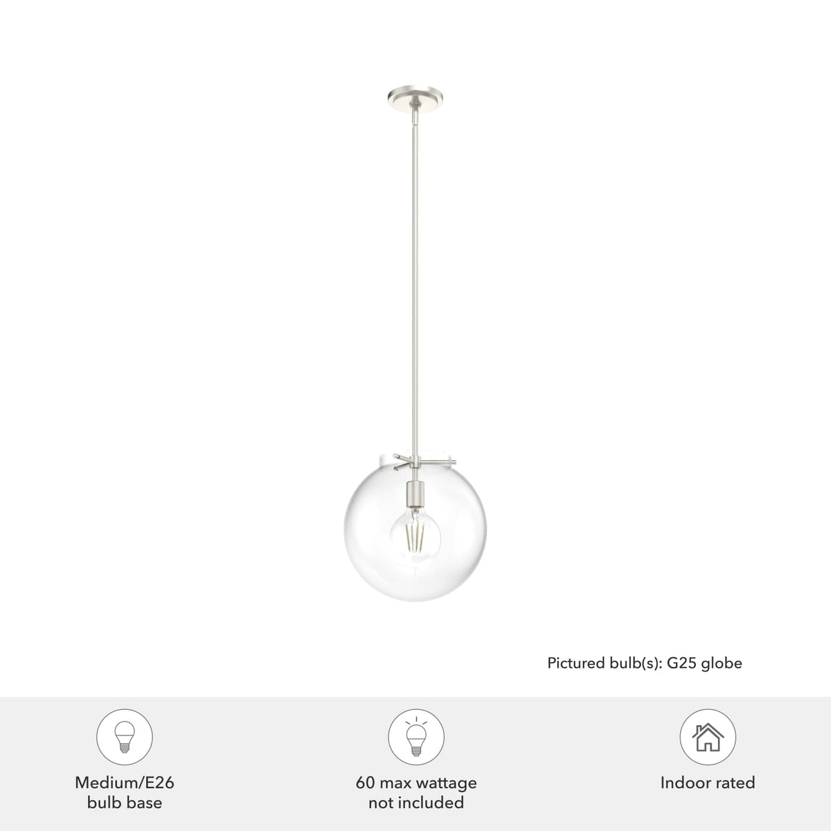 Sacha 1 Light Pendant