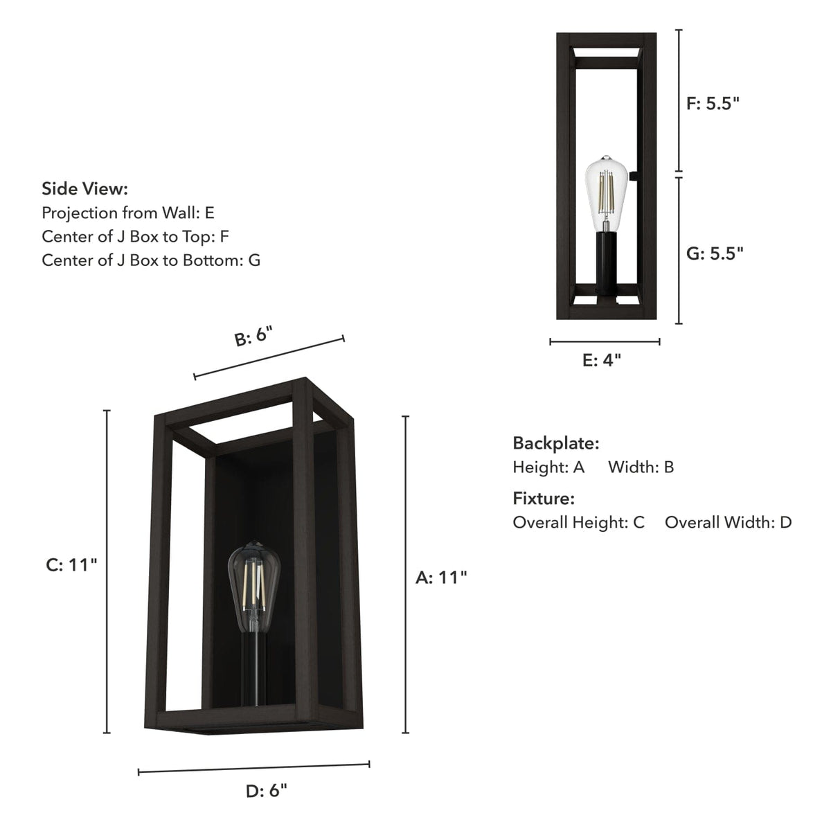 Squire Manor 1 Light Wall Sconce