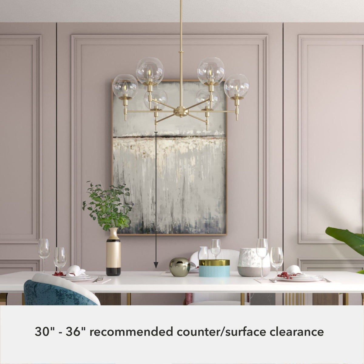 Xidane 6 Light Chandelier