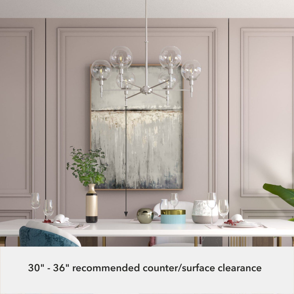 Xidane 6 Light Chandelier