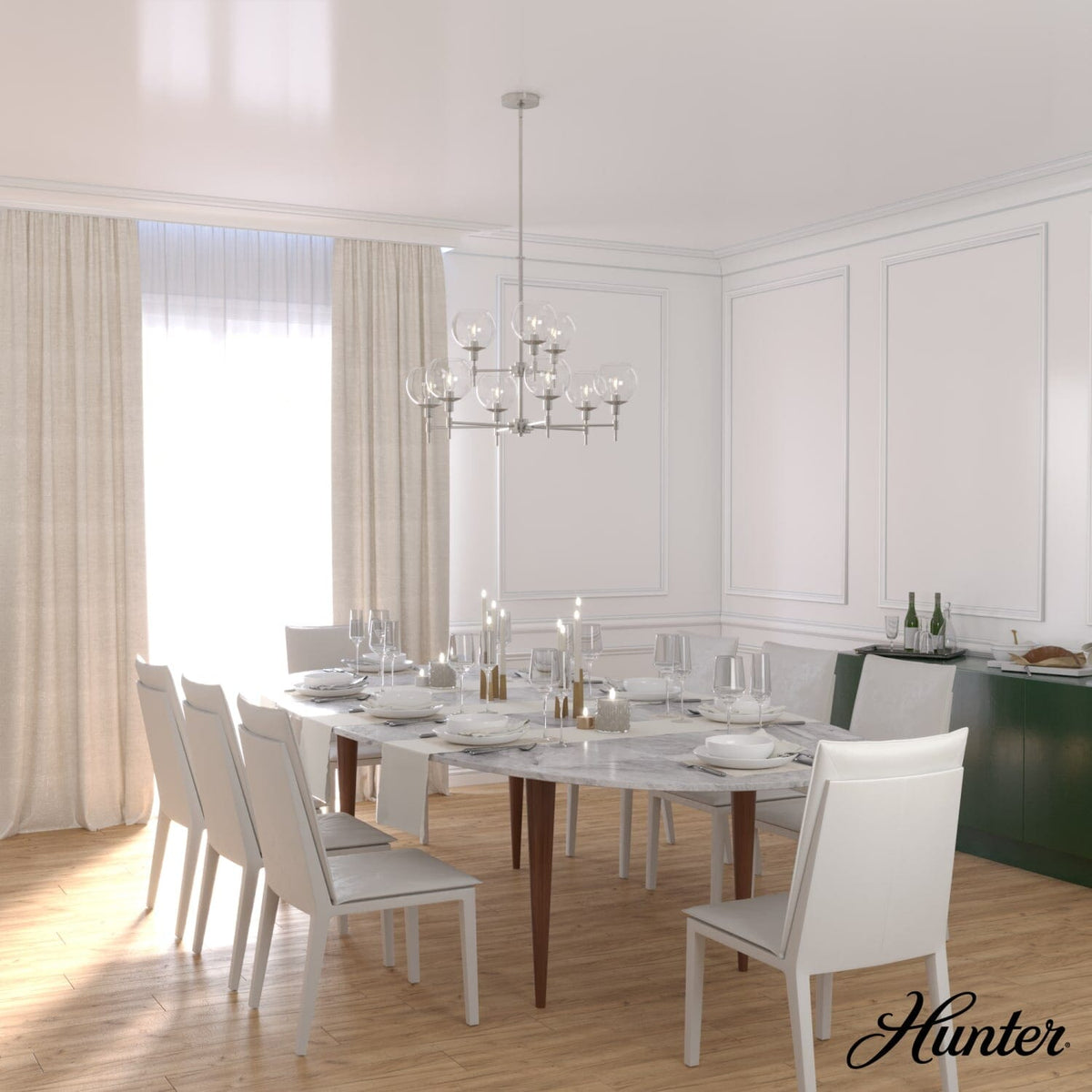 Xidane 9 Light 2 Tier Chandelier