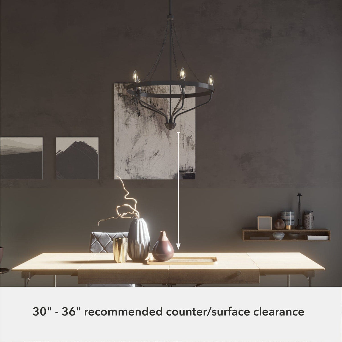 Merlin 5 Light Chandelier