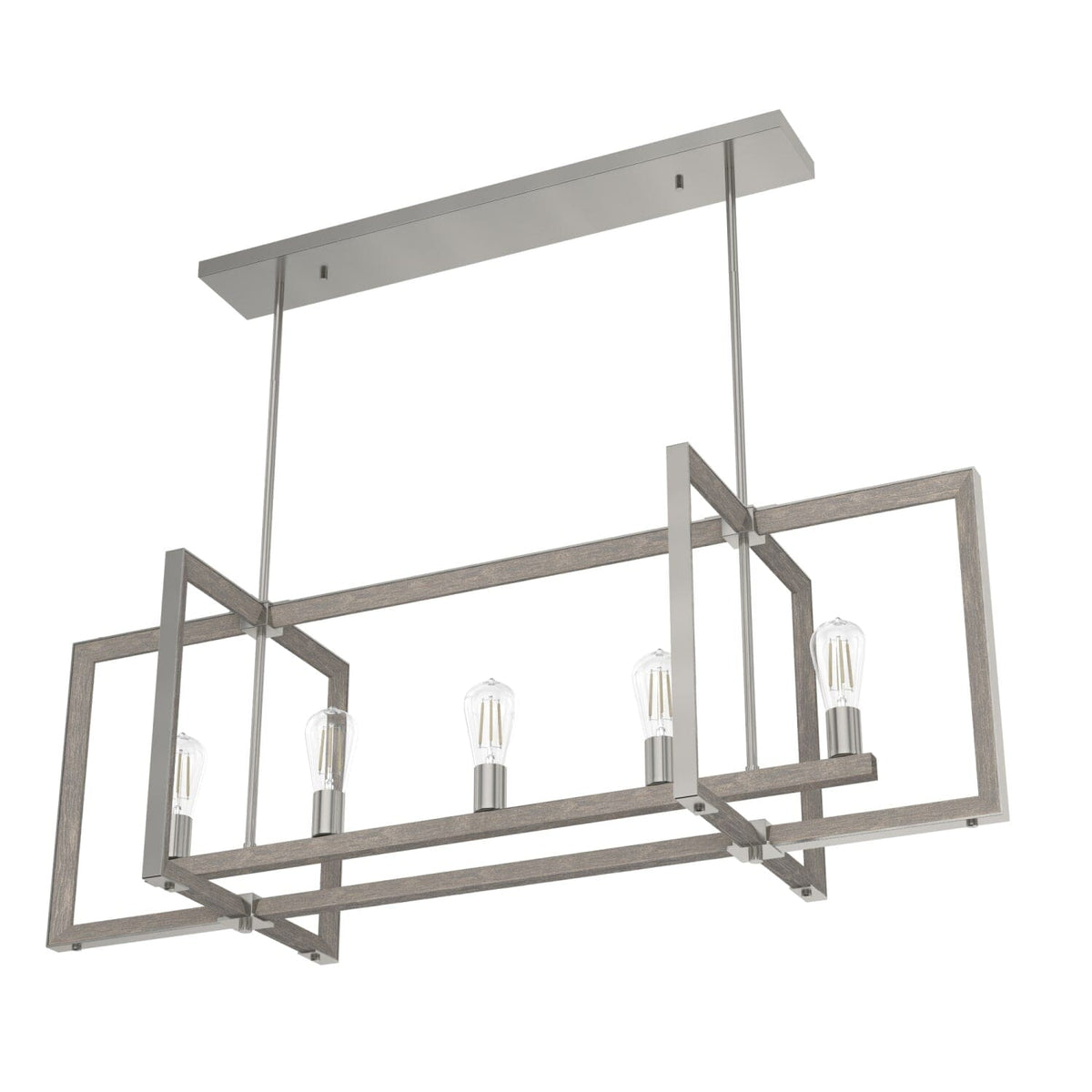 Woodburn 5 Light Linear Chandelier