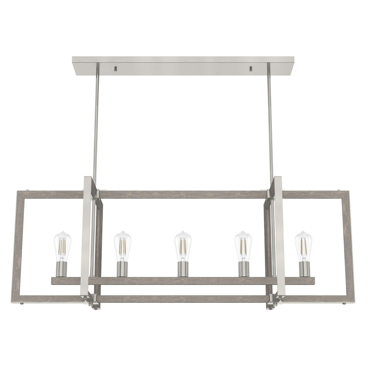 Woodburn 5 Light Linear Chandelier