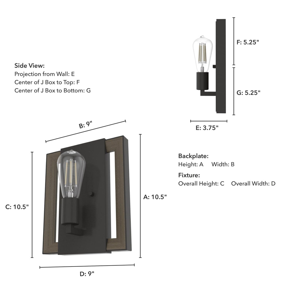 Woodburn 1 Light Wall Sconce