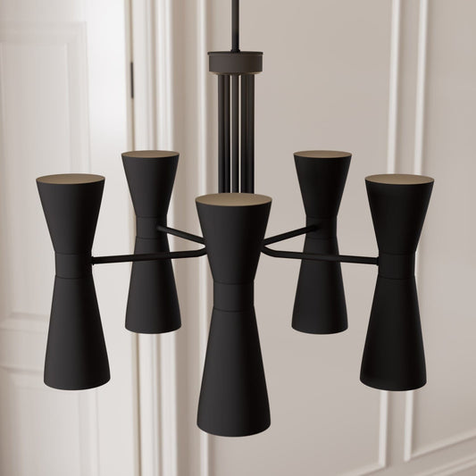 Zola Up and Down 10 Light 26 Inch Chandelier