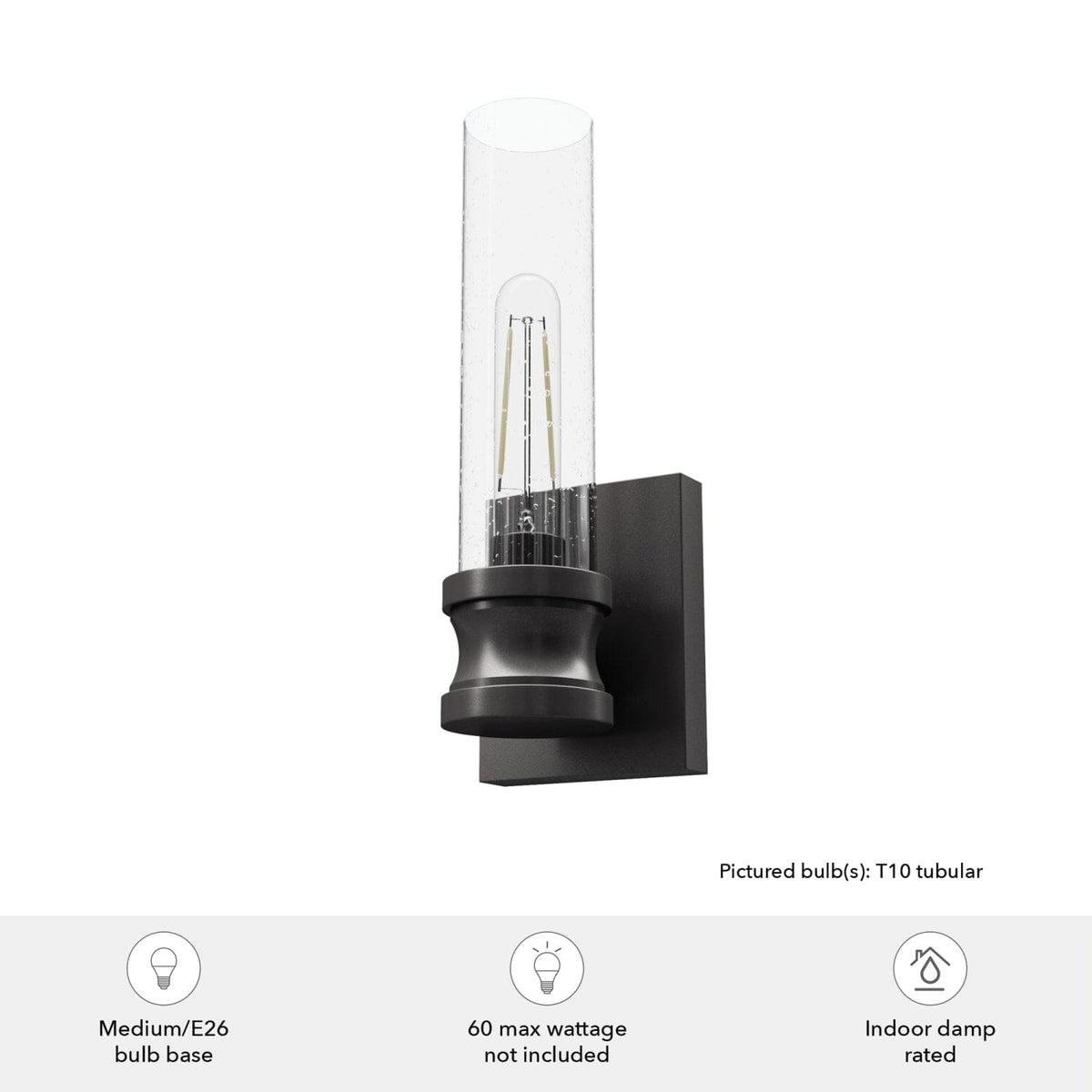 Lenlock Wall Sconce 1 Light 13 inch