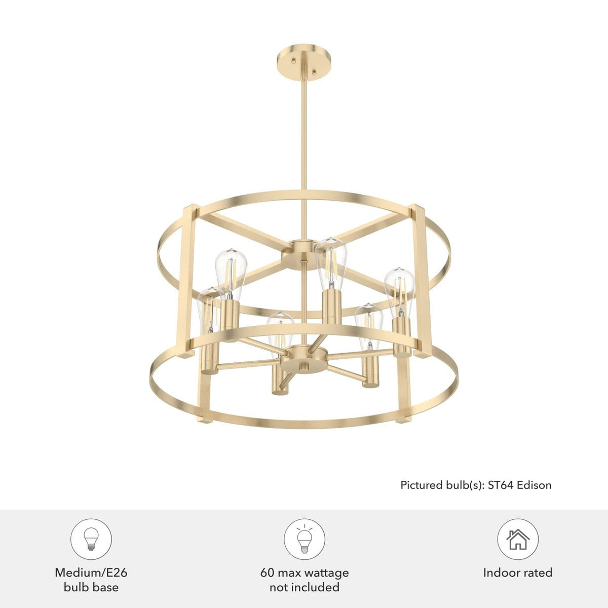 Astwood 6 Light Chandelier