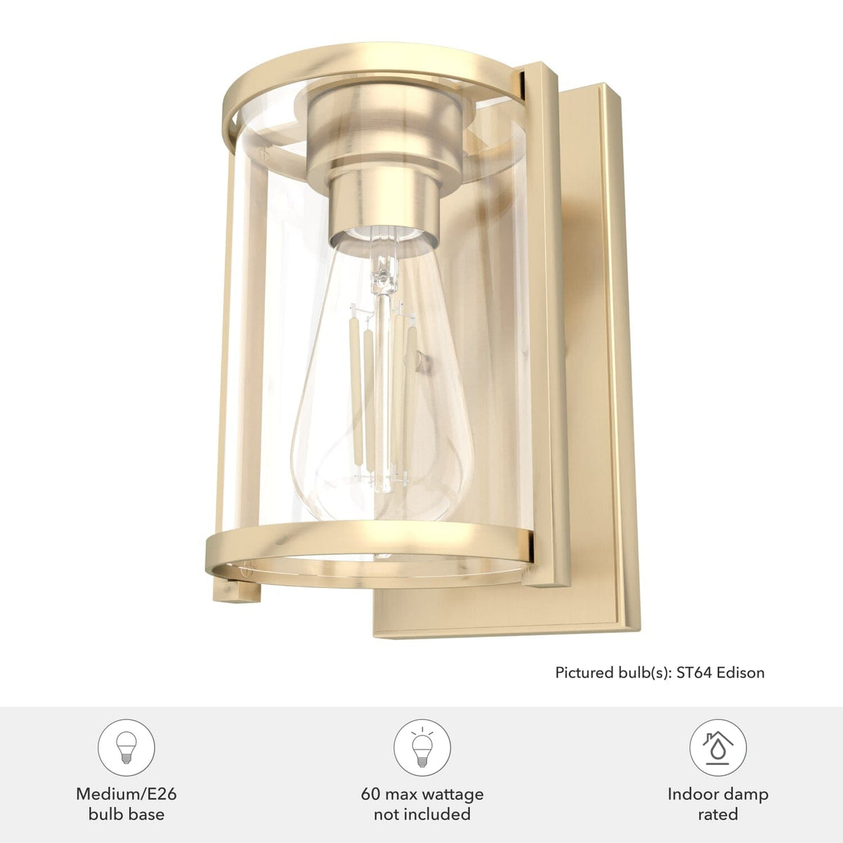 Astwood 1 Light Wall Sconce