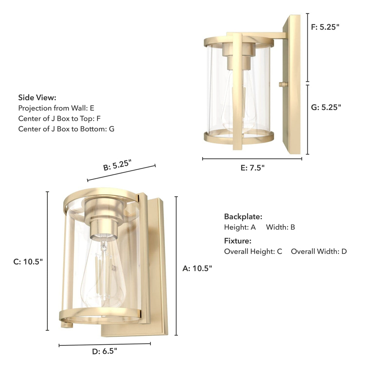 Astwood 1 Light Wall Sconce