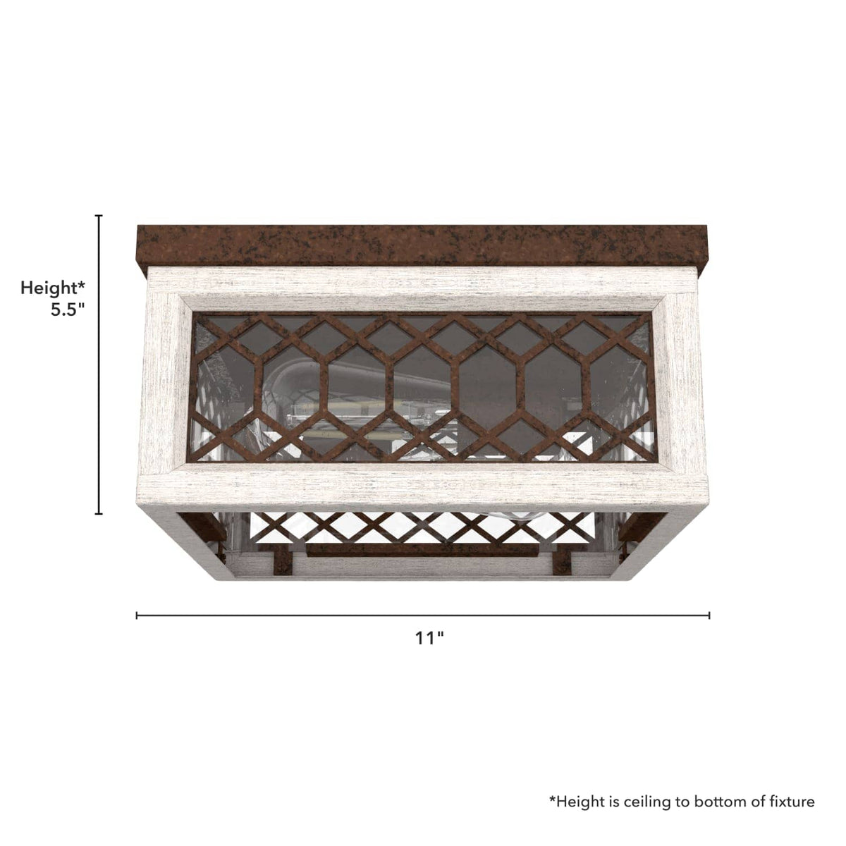 Chevron Flush Mount