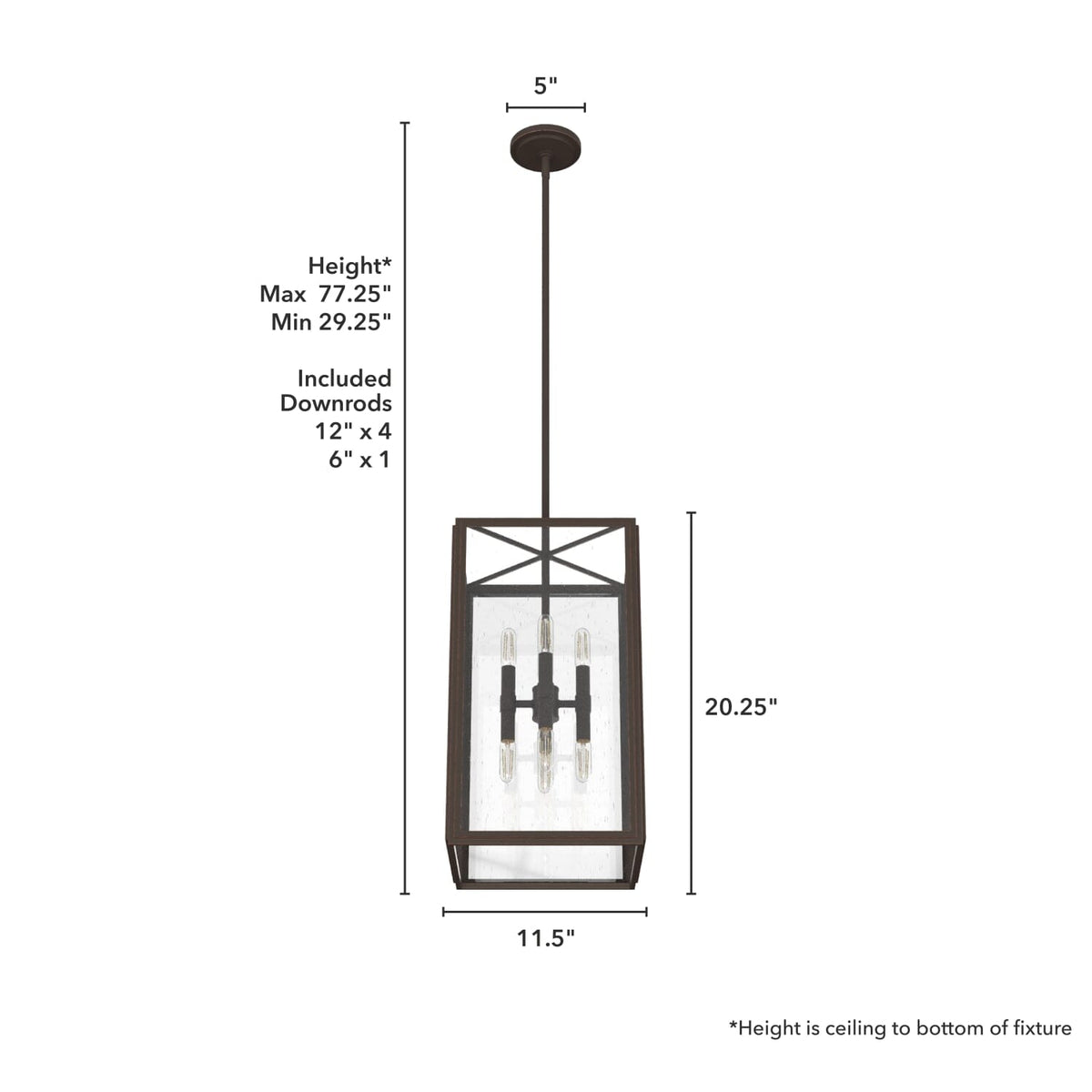 Felippe 8 Light Pendant