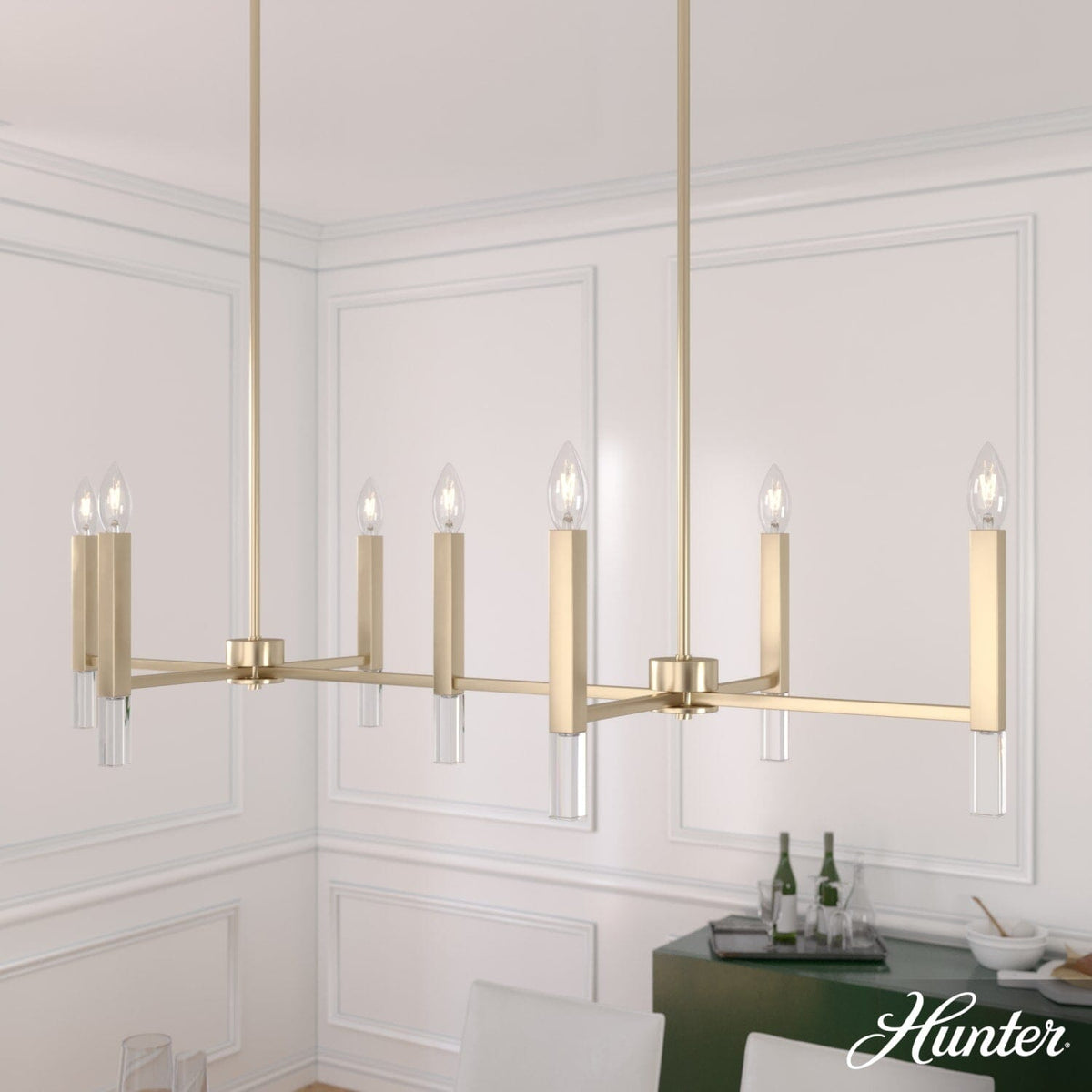 Sunjai 7 Light Linear Chandelier