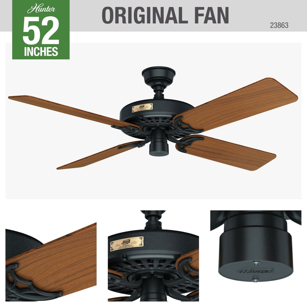 Outdoor Original Teak Blades 52 inch