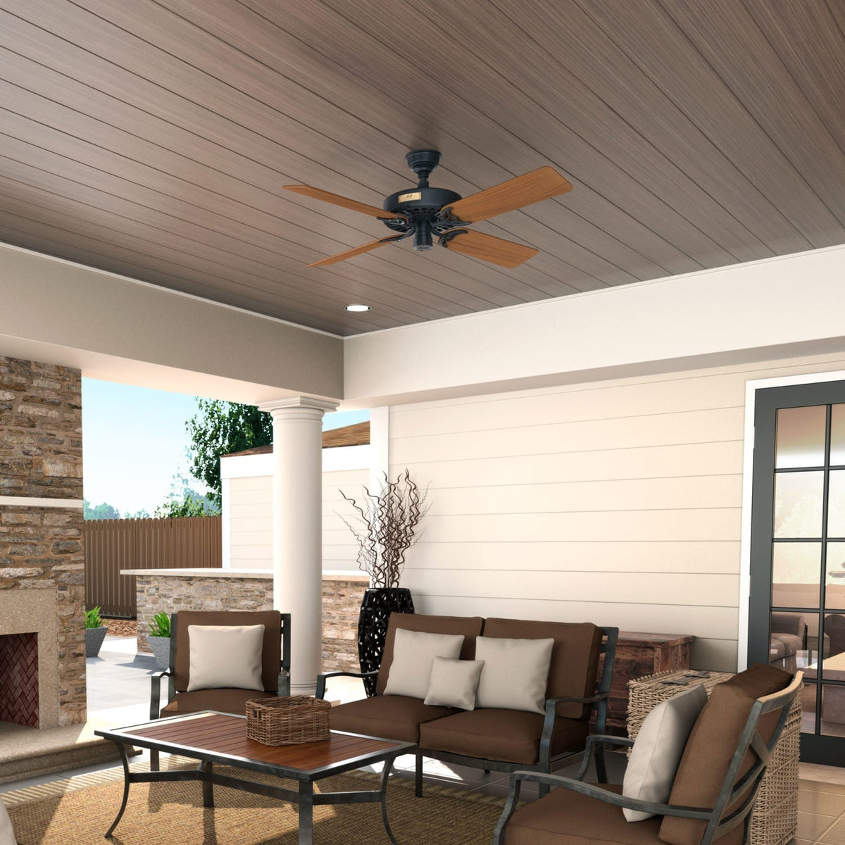 Outdoor Original Teak Blades 52 inch