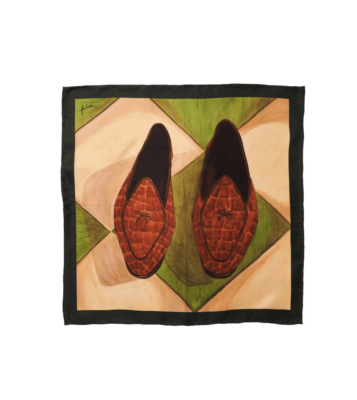 Michael Andrews x Daniel Falcon 'Mr Uptown' Pocket Square - custom suits nyc bespoke tailor midtown, noho