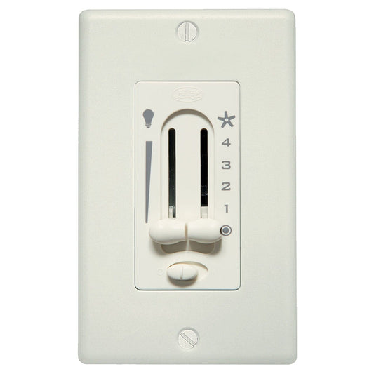 Fan-Light Dual Slide Wall Control with Preset - 27183