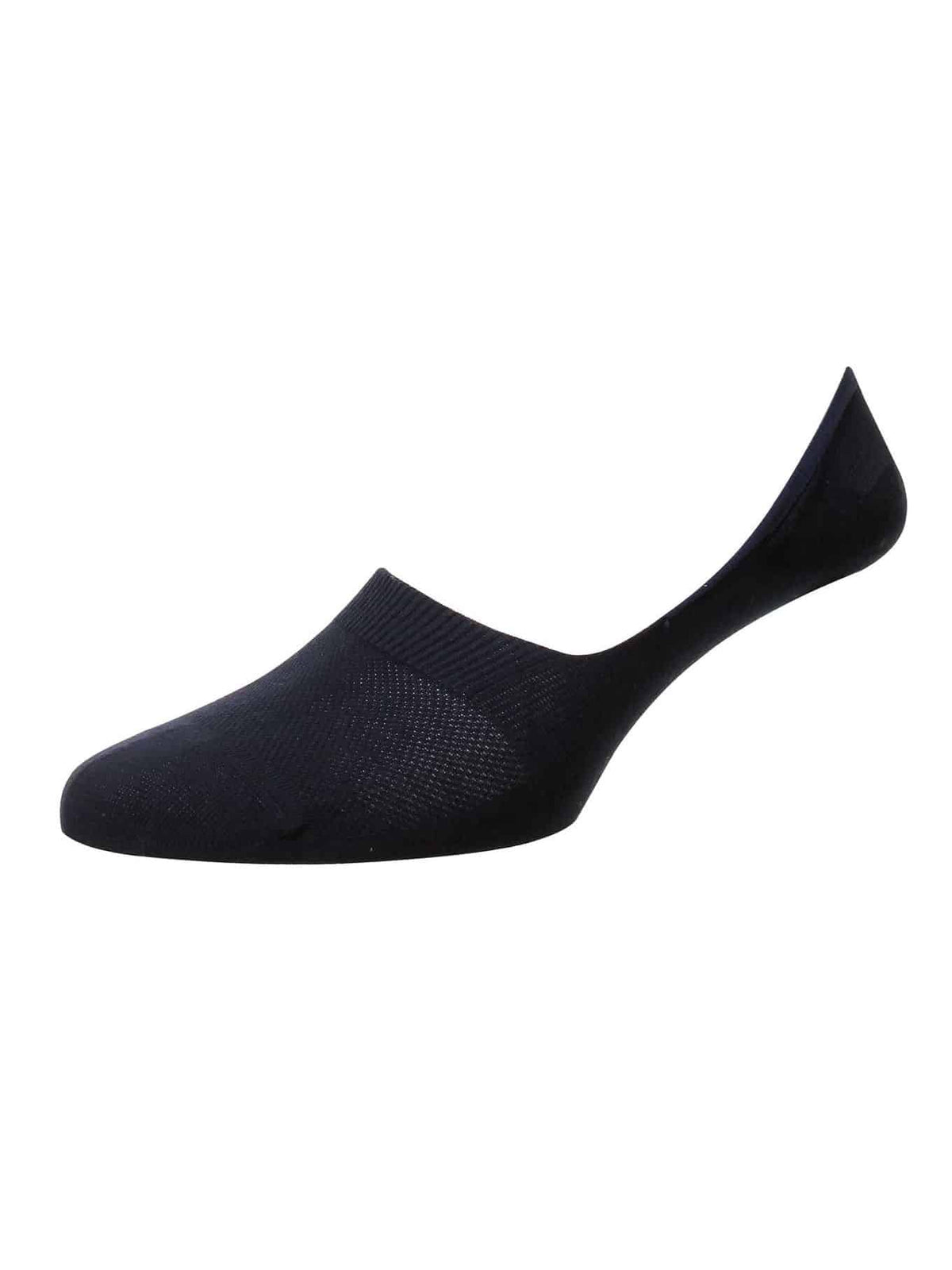 (product) Pantherella Seville No-Show Cotton Socks - Navy - custom suits nyc bespoke tailor midtown, noho