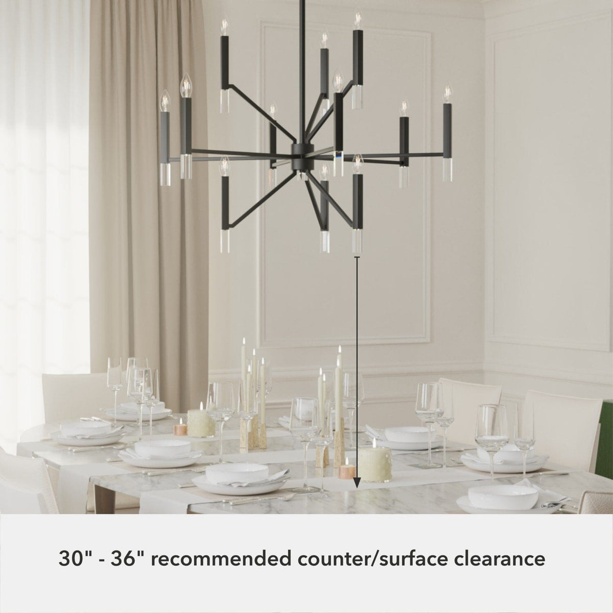 Sunjai 12 Light 3-Tier Chandelier