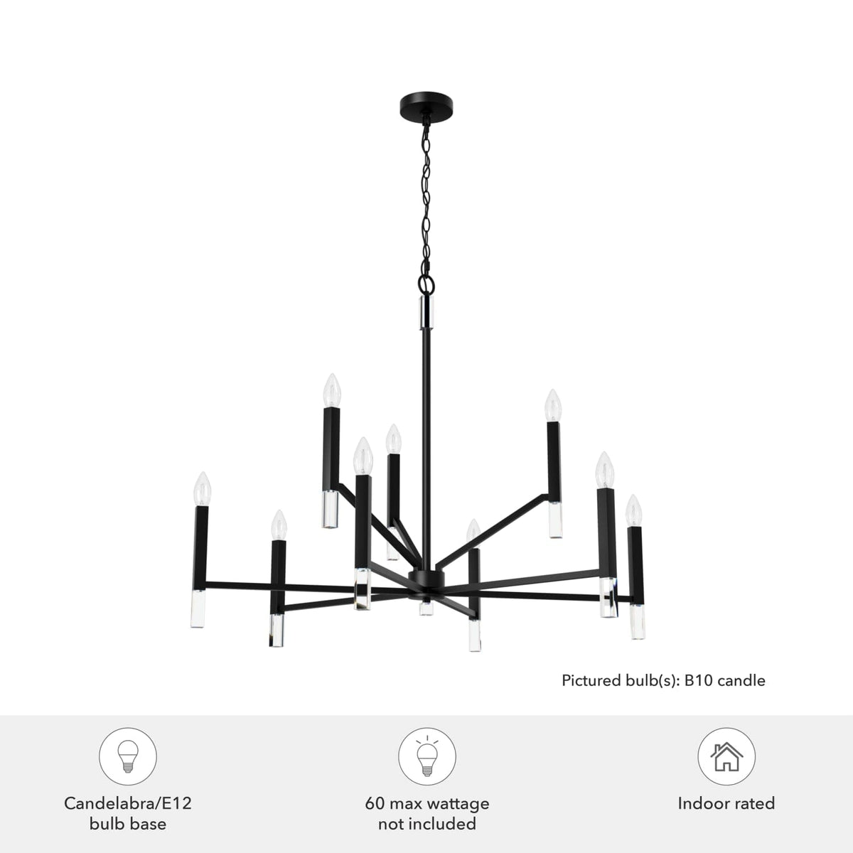 Sunjai 9 Light 2-tier Chandelier