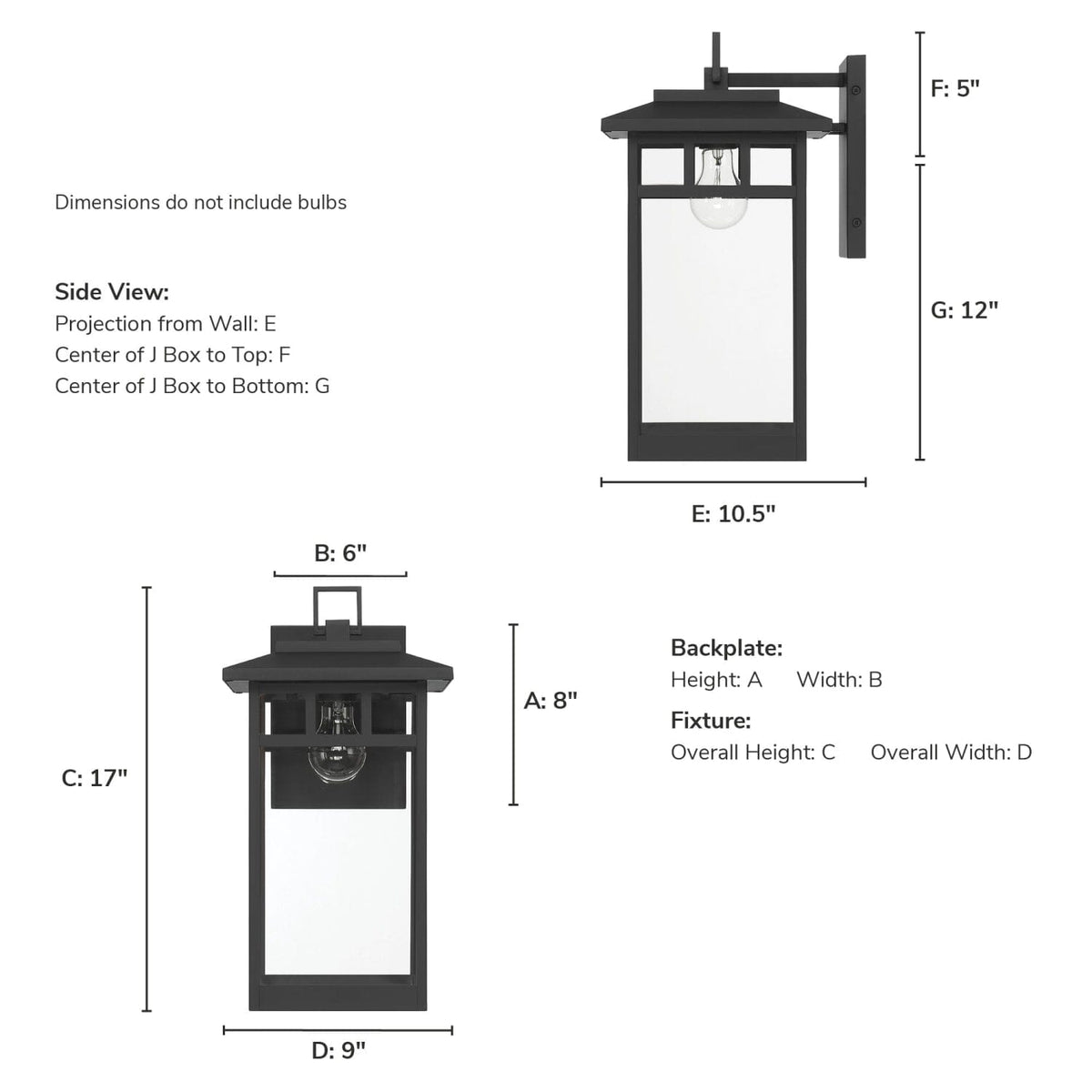 Yancy House Outdoor 1 Light Large 17 Inch Wall Light