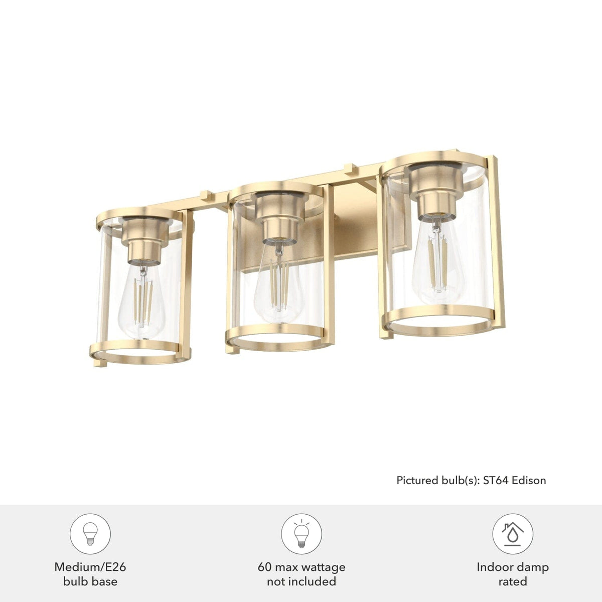 Astwood 3 Light Vanity
