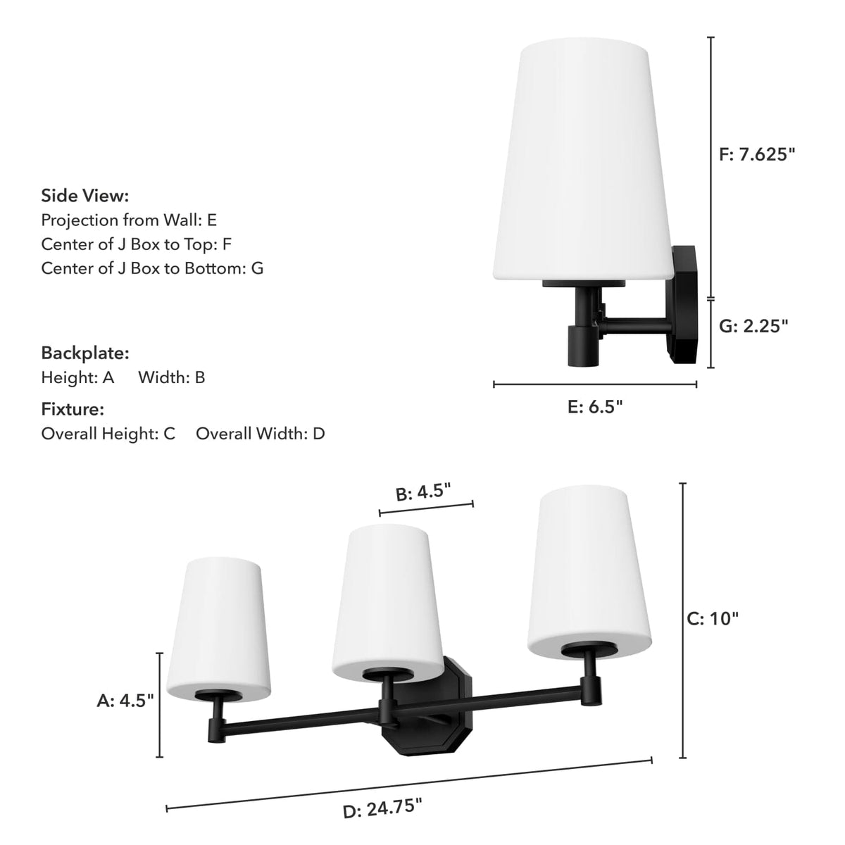 Nolita 3 light vanity