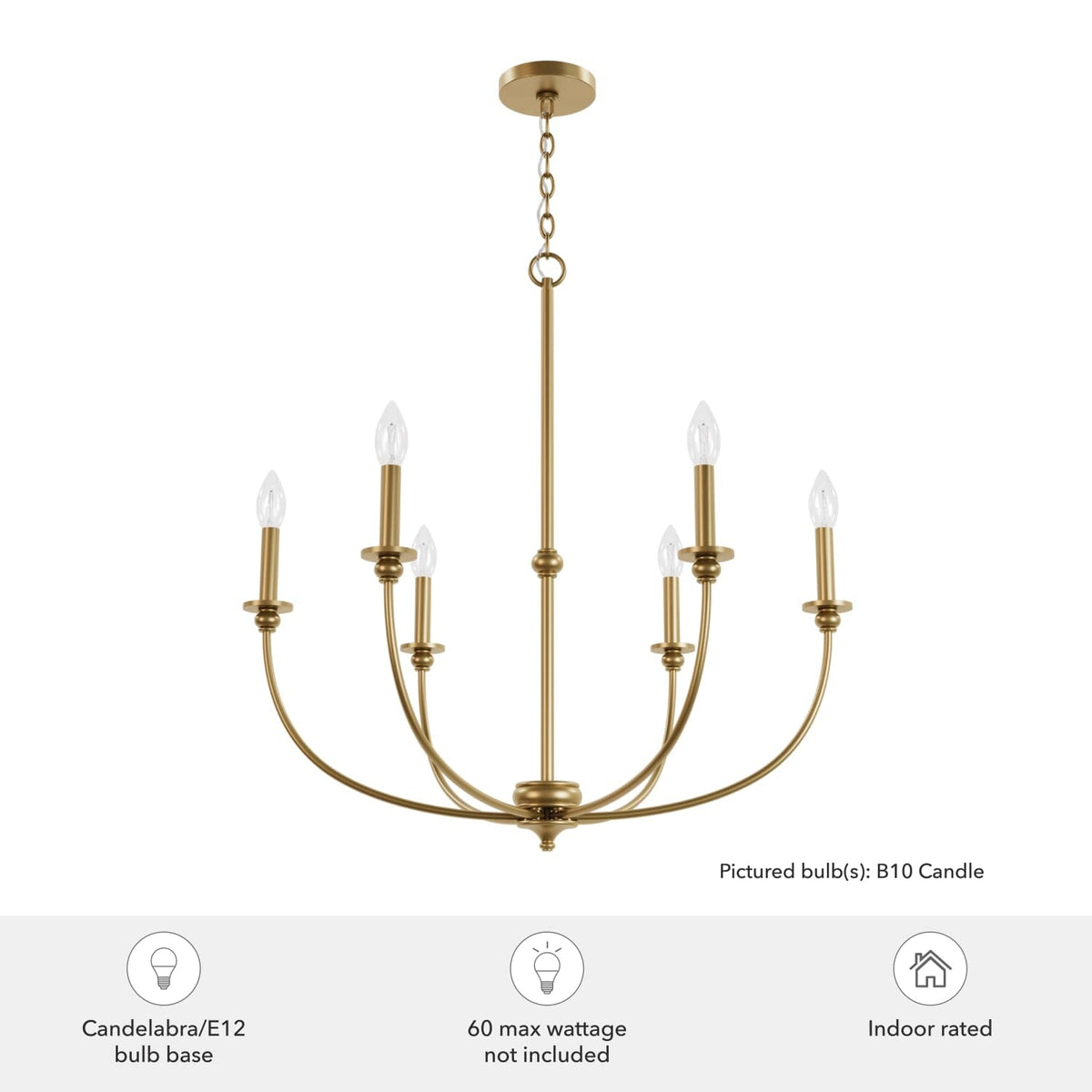 Southcrest 6 Light Chandelier