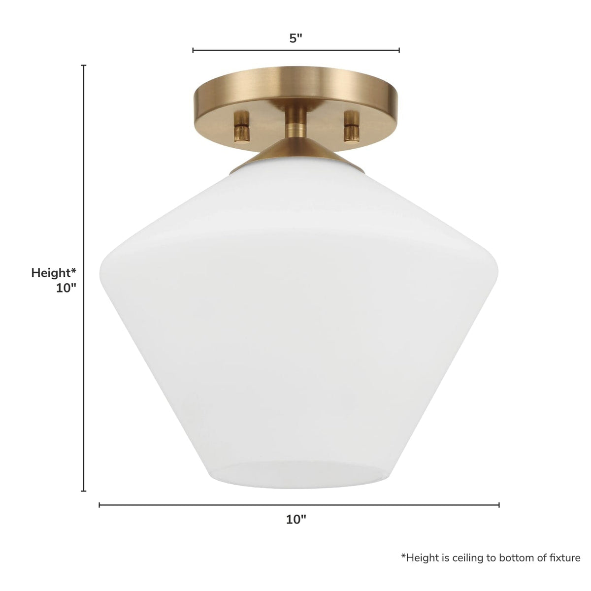 Celestial Valley 1 Light Small 10 Inch Flush