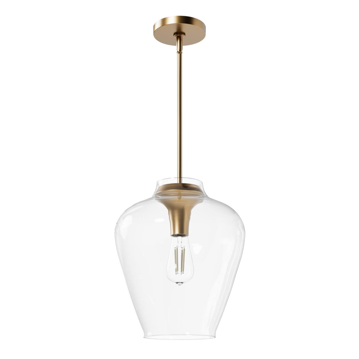 1 Light Medium 12 Inch Pendant