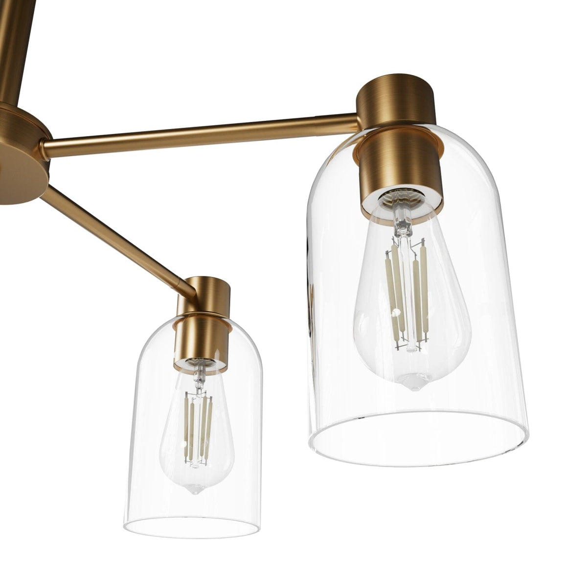 5 Light Medium 26 Inch Chandelier
