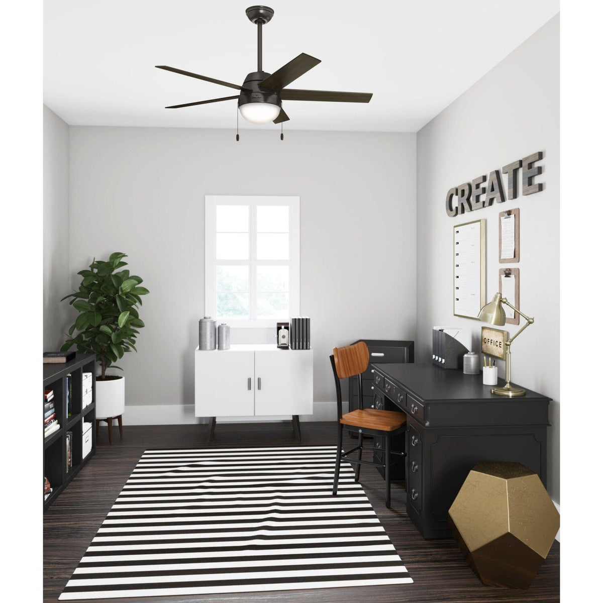 Anslee with LED Light 52 inch