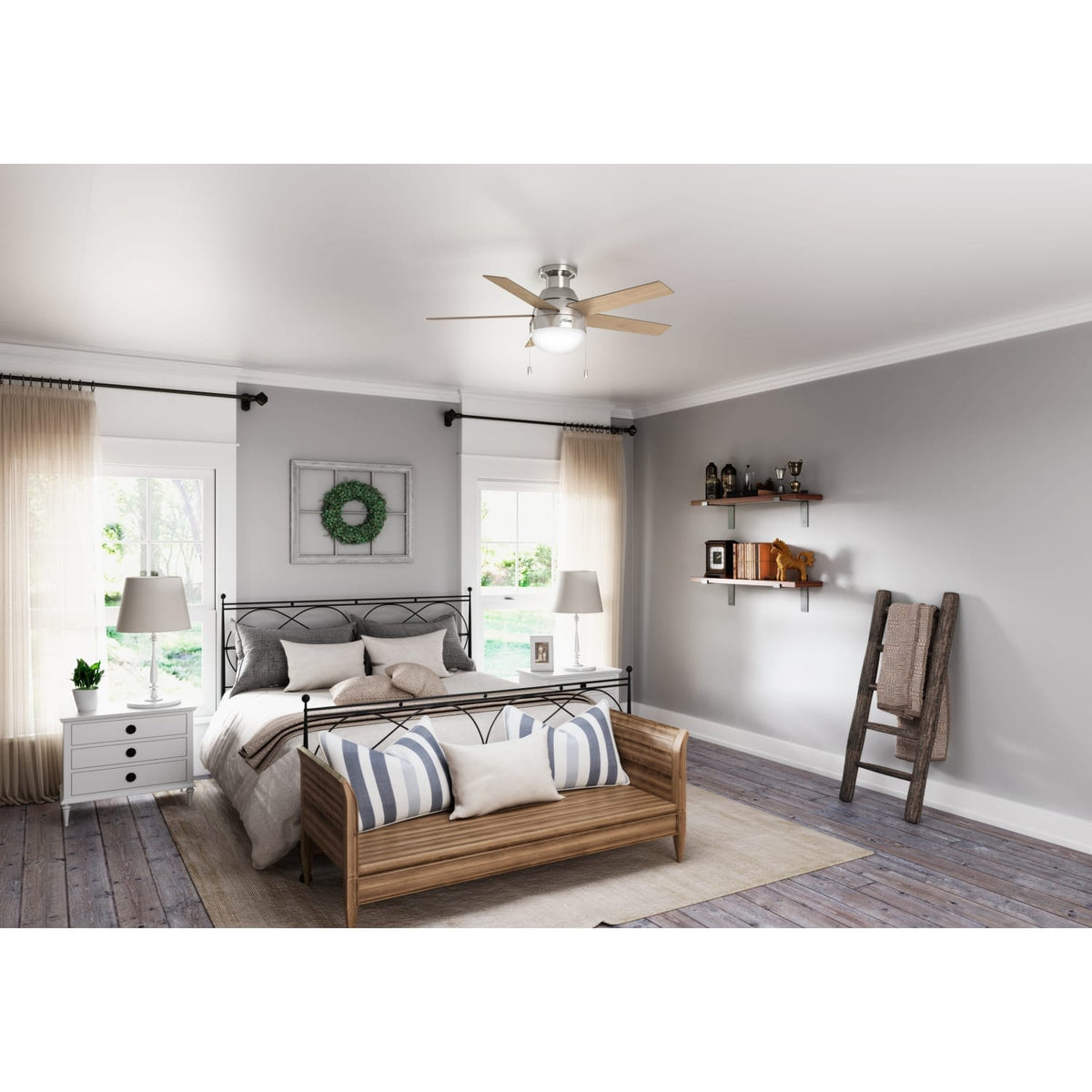 Anslee Low Profile with LED Light 46 inch