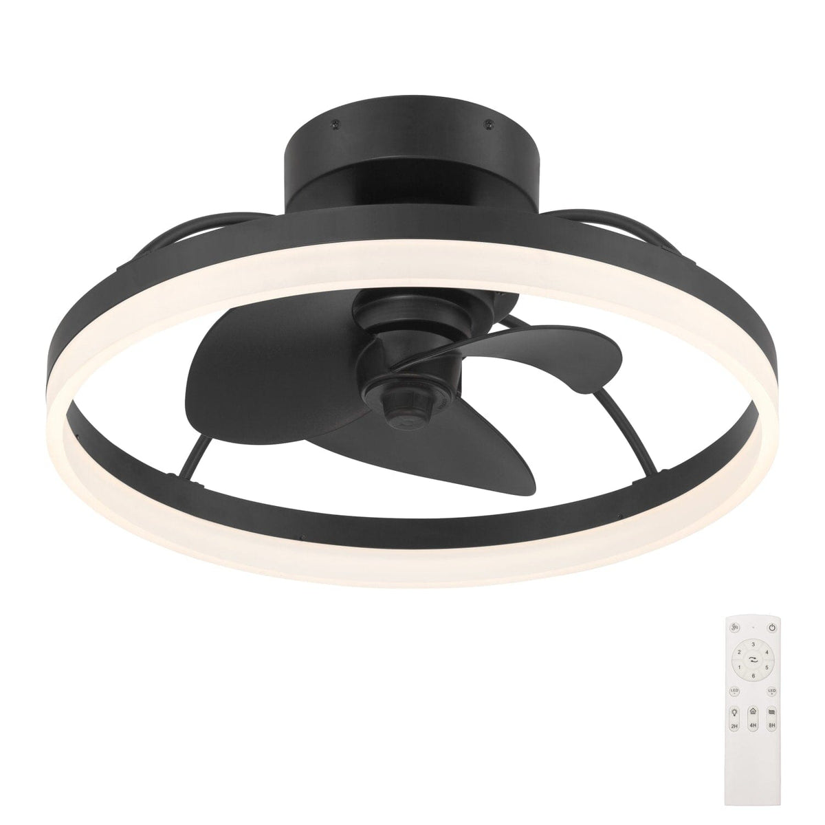 Avel Indoor SureSpeed Low Profile Fandelier 20 inch with Light and Remote