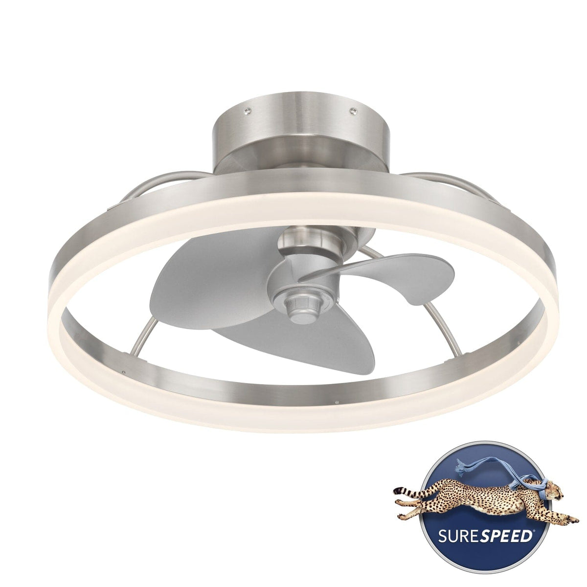 Avel Indoor SureSpeed Low Profile Fandelier 20 inch with Light and Remote