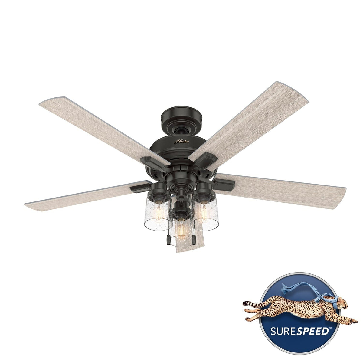 Hartland with LED Light and Pull Chain 52 inch