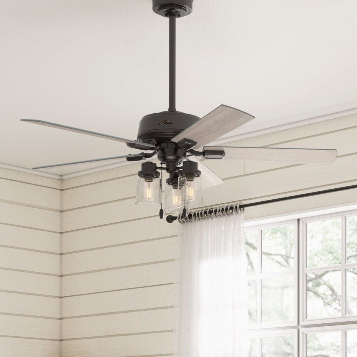 Hartland with LED Light and Pull Chain 52 inch
