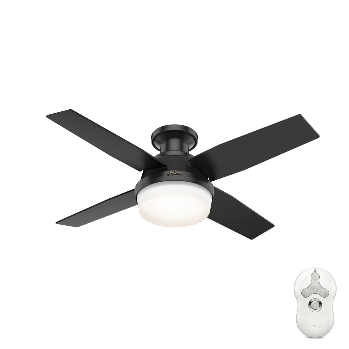 Dempsey Low Profile Outdoor with LED Light 44 inch