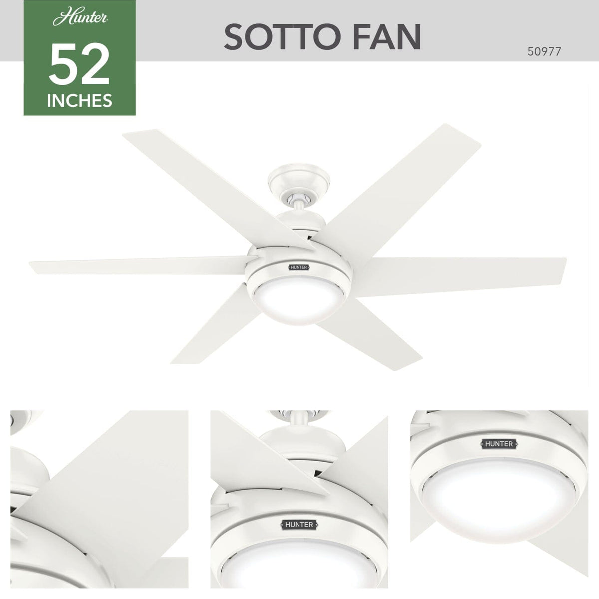 Sotto with LED Light 52 inch