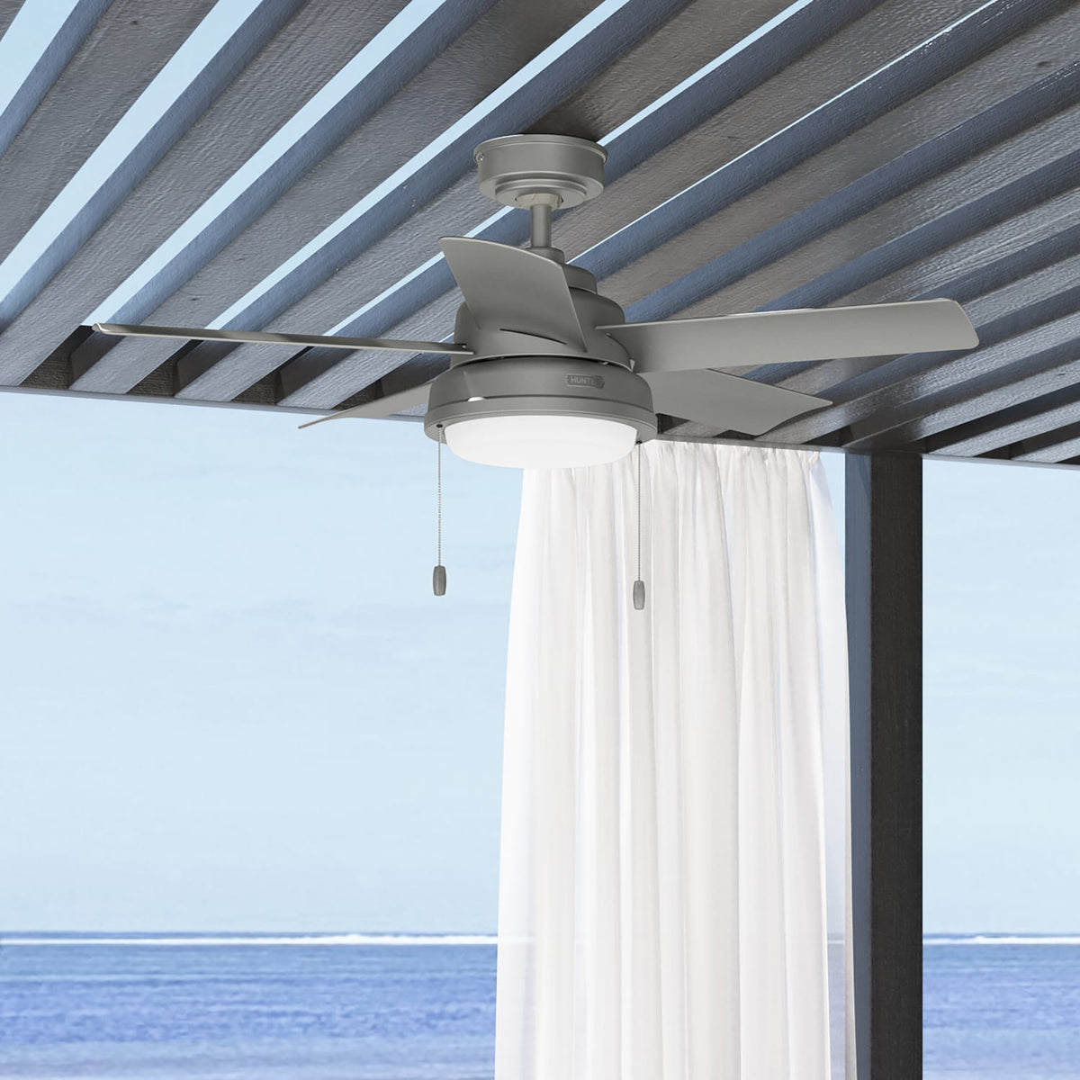 Seawall Outdoor with LED Light 44 inch