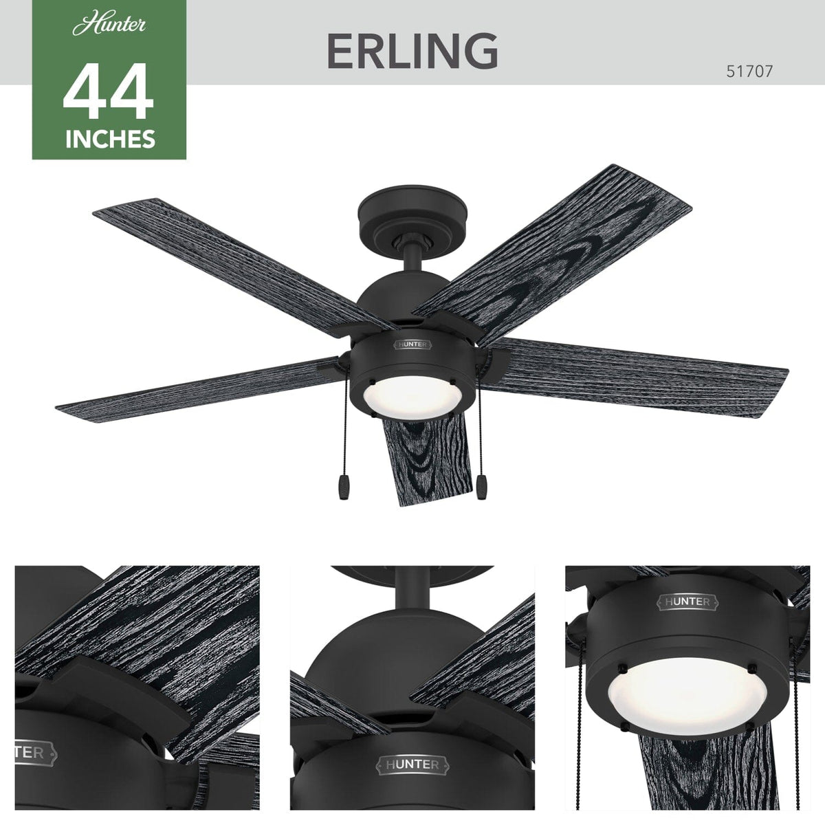Erling with LED Light 44 inch