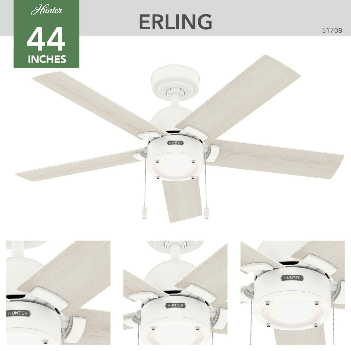 Erling with LED Light 44 inch