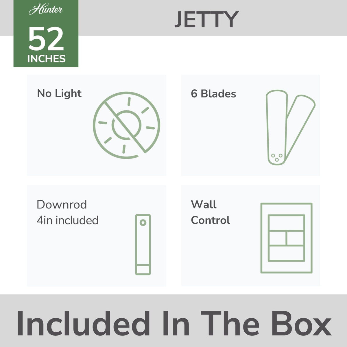 Jetty Outdoor 52 inch