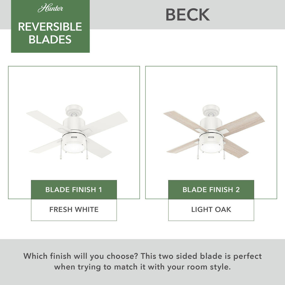 Beck with LED Light 42 inch