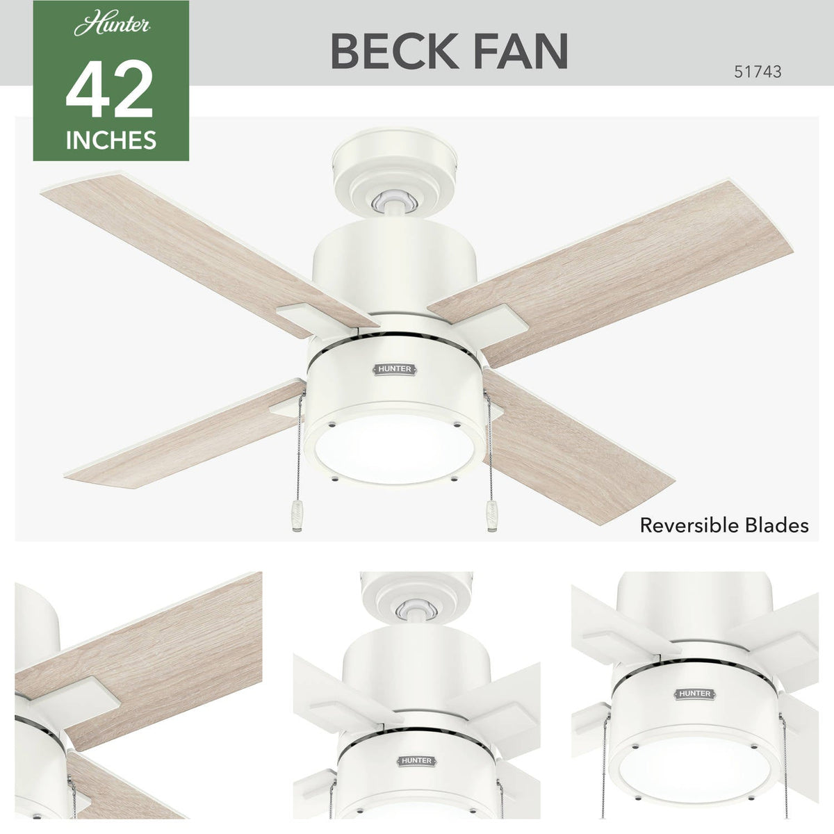 Beck with LED Light 42 inch