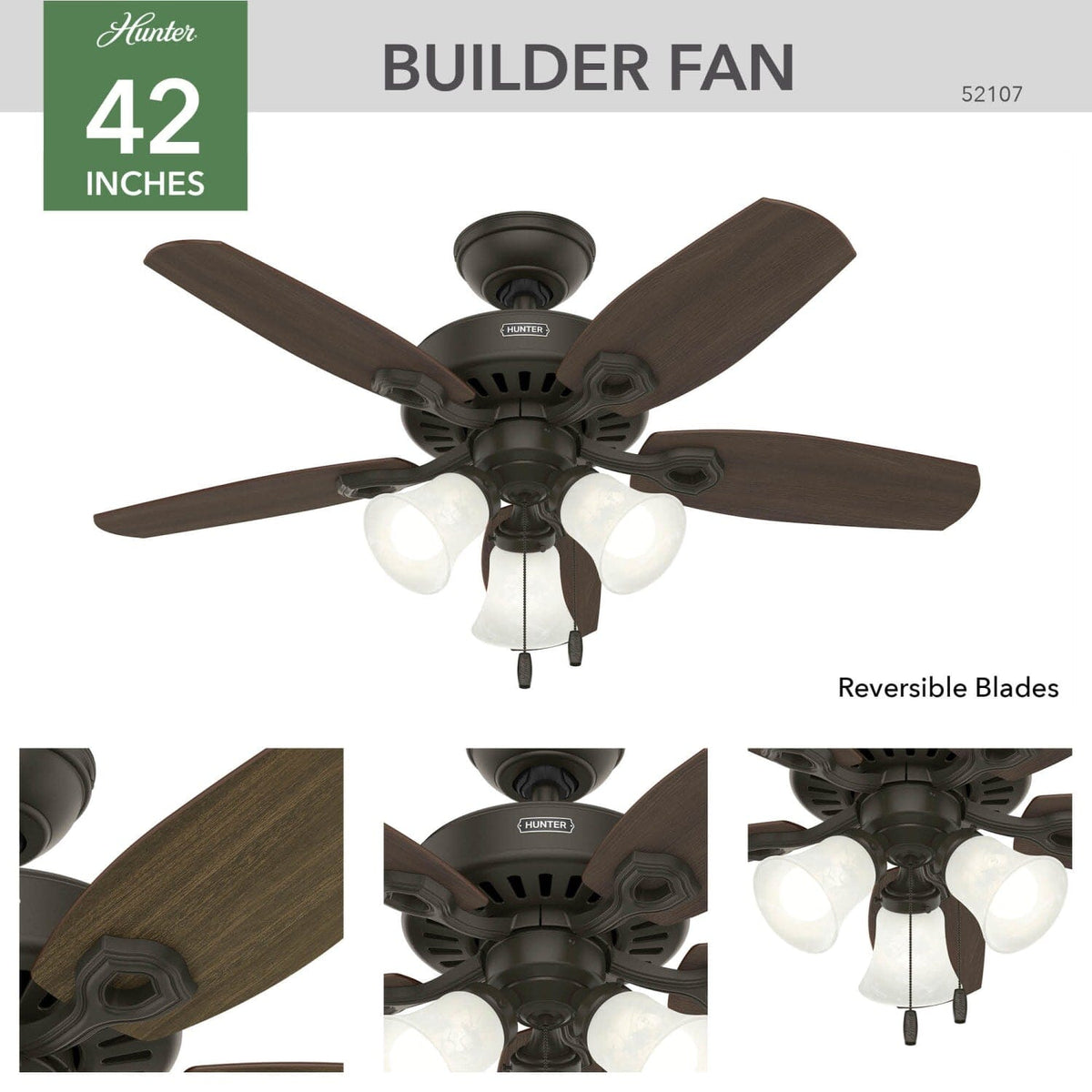 Builder with 3 Lights 42 inch