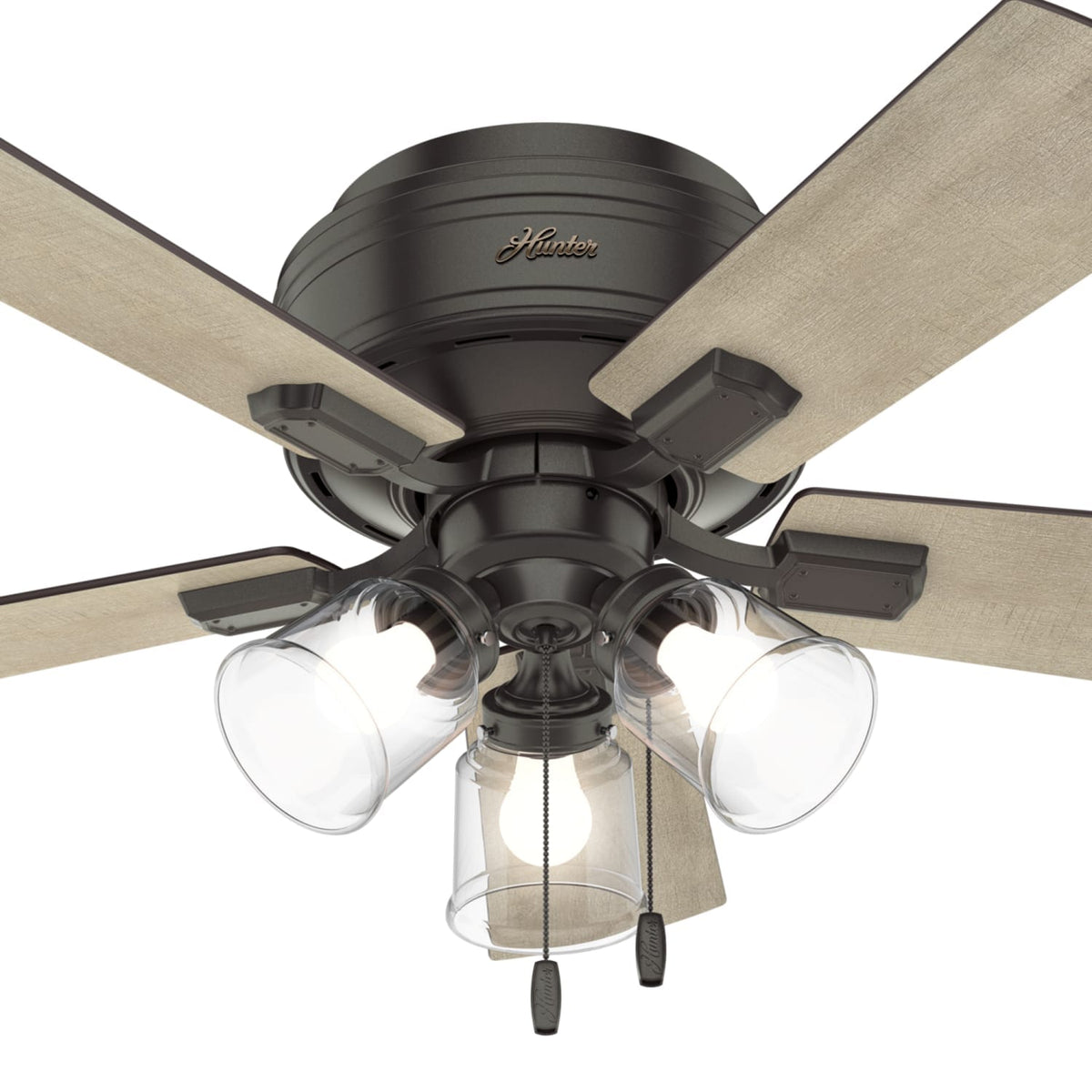 Crestfield Low Profile with 3 Lights 42 inch