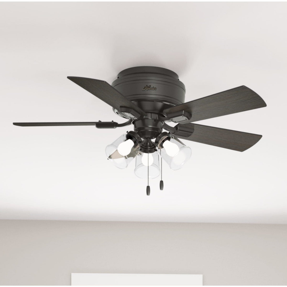 Crestfield Low Profile with 3 Lights 42 inch