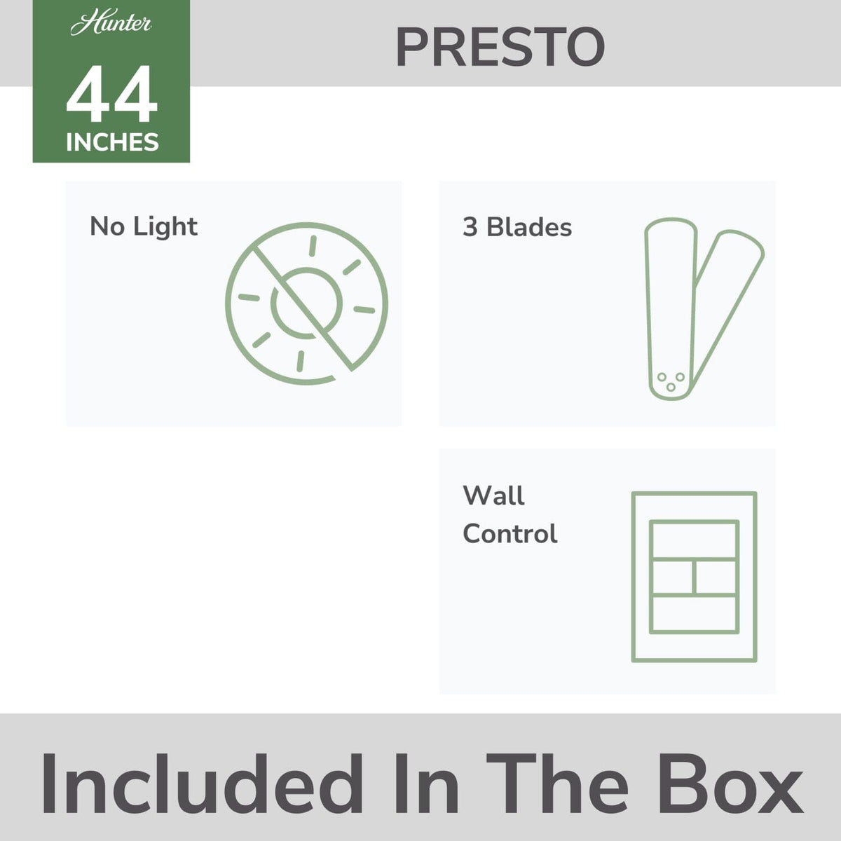 Presto Low Profile 44 inch